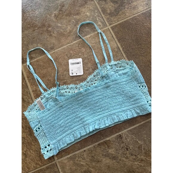 Free People Tallulah Bralette Aqua Size Small - Picture 9 of 10